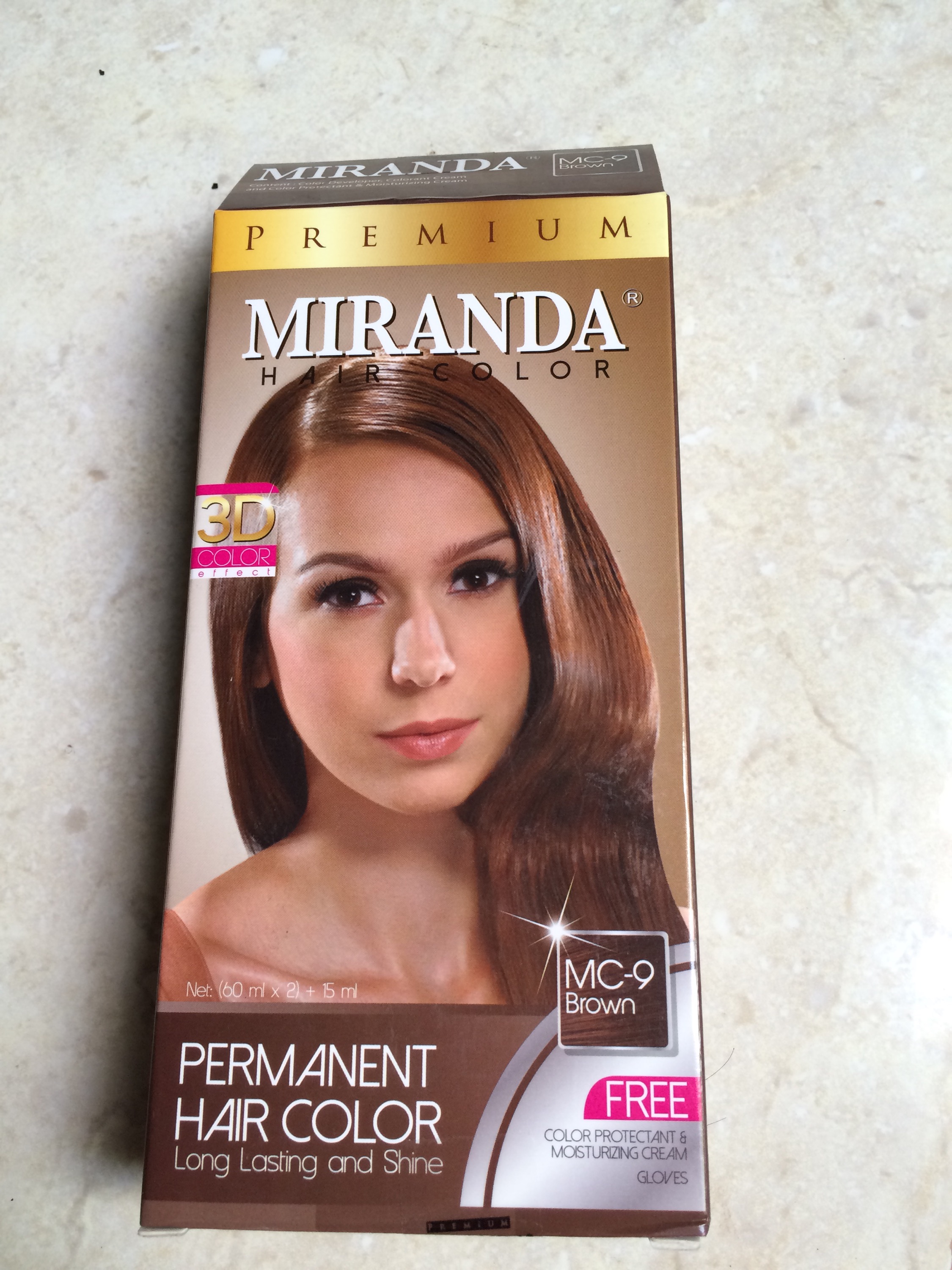 Review Miranda Permanent Hair Color MC 9 Brown Stellalxf1